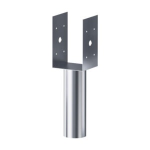 Flange Modelo 44 — conector U para viga 4×4"