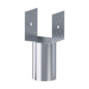 Flange Modelo 66 — conector U para viga 6×6"